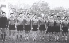 Стефан Божков (капитан), Георги Найенов, Панайот Панайотов, Манол Манолов, Кирил Ракаров, Георги Димитров „Червения“, Георги Енишейнов, Гаврил Стоянов, Крум Янев, Иван Колев, Димитър Миланов —