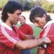 Христо Стоичков и Трифон Иванов в края на 1980-те —