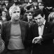 Аспарух Никодимов като треньор на ЦСКА през 1982 г. с помощника му Димитър Пенев —