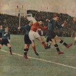 ЦСКА - Шахтьор (Донецк, тогава Сталино) 0:0. Допълнително оцветен момент от мача — Източник: Списание „Физкултура и спорт“ бр.11 1951