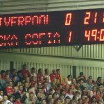 Таблото на стадиона показва победата на армейците — Източник: cska.bg