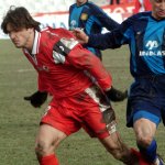 ЦСКА - Македонска слава 3:2. Велизар Димитров в борба за топката — Източник: cska.bg