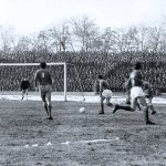 Спартак Пл - ЦСКА Септ. знаме 0:2. Пробив на Цветан Атанасов към вратата на Спартак —