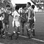 ЦСКА - Левски-Спартак 2:1. Стоичков, Коце Янчев и Илия Войнов спорят с играчи на сините —