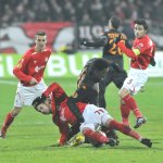 ЦСКА - Рома 0:3. Спас Делев, Йордан Минев и Тодор Янчев — Източник: cska.bg