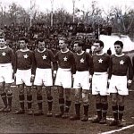 Динамо - Народна войска 1:0. Стефан Божков, Стефан Геренски, Георги Насев, Асен Панайотов, Костадин Благоев, Стефан Стефанов, Атанас Цанов, Гаврил Стоянов, Панайот Панайотов, Гочо Русев —