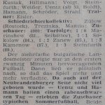 Нойбранденбург-ЦСКА „Ч. знаме“ 2:3